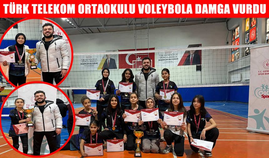 Muş Türk Telekom Ortaokulu, üç yıl üst üste şampiyon