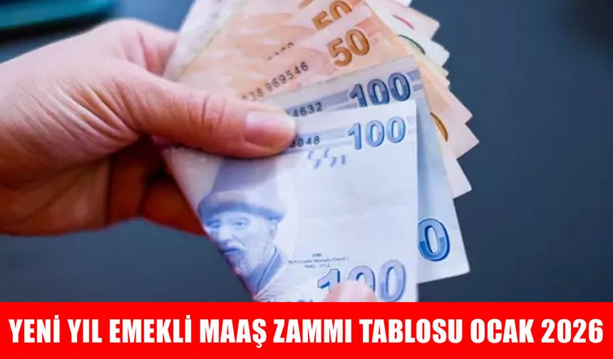 Emekli maaşlarına büyük artış mı geliyor? Ocak 2026 zammı için ilk oranlar kesinleşti