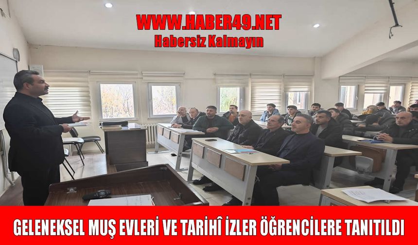 Muş’un 1225 kral mezarı ve gizemli mirası TBMYO’da anlatıldı