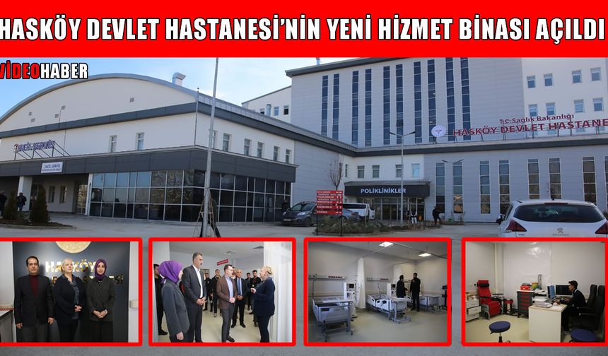 Hasköy Kaymakamı Güney, Hasköy Devlet Hastanesi'ni ziyaret etti