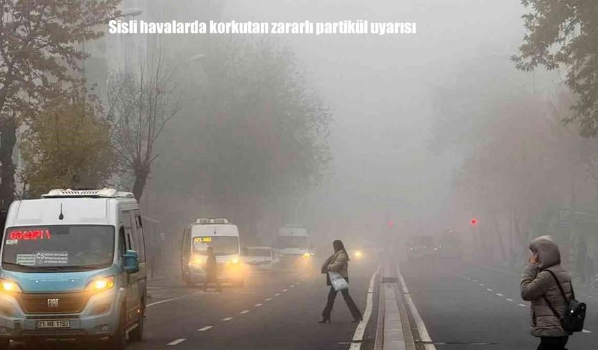 Sisli havalarda korkutan zararlı partikül uyarısı