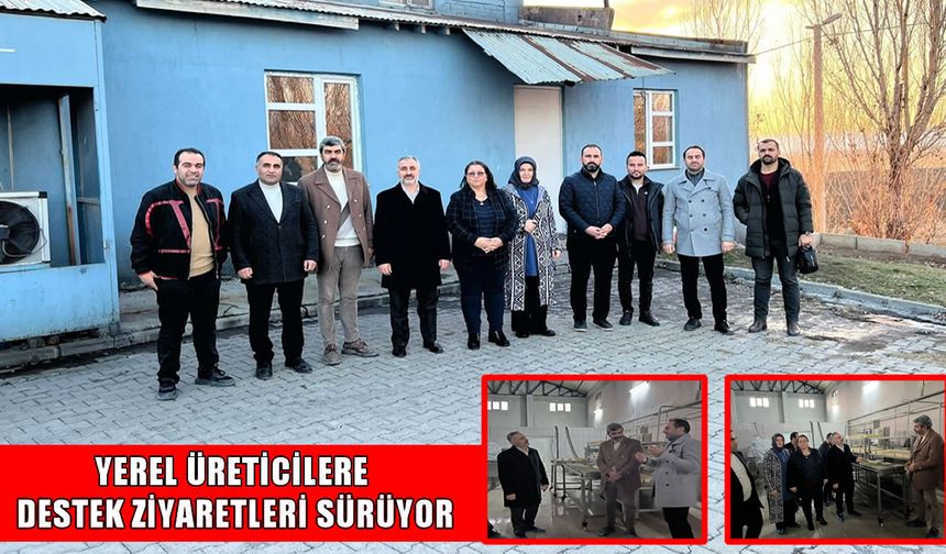 Kızılay Muş Şubesi'nden süt üretim tesisine ziyaret