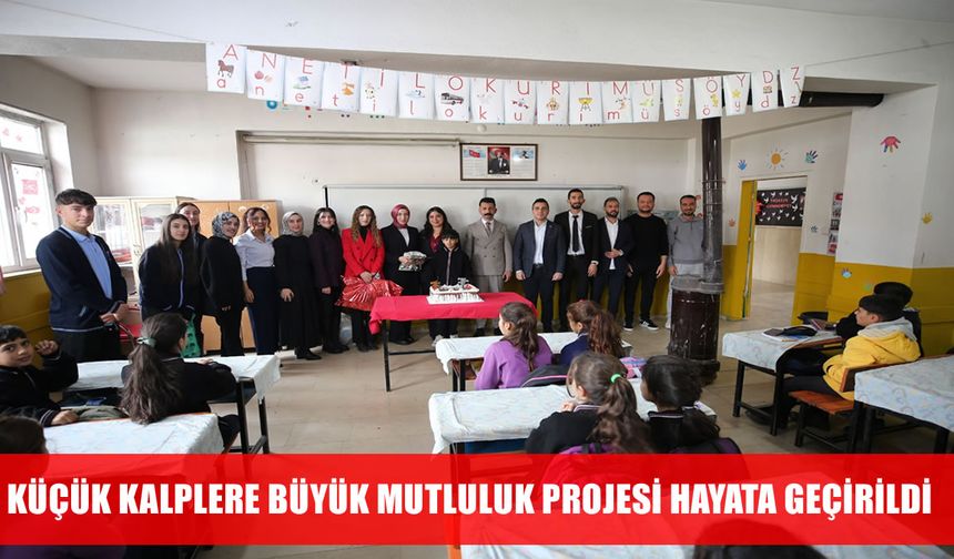 "İyi ki doğ-Muş" sloganıyla köylerdeki çocuklara doğum günü sürprizi yapıyorlar