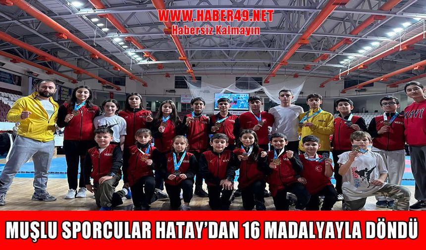 Türkiye Karate Yıldızlar Ligi’nde Muş fırtınası