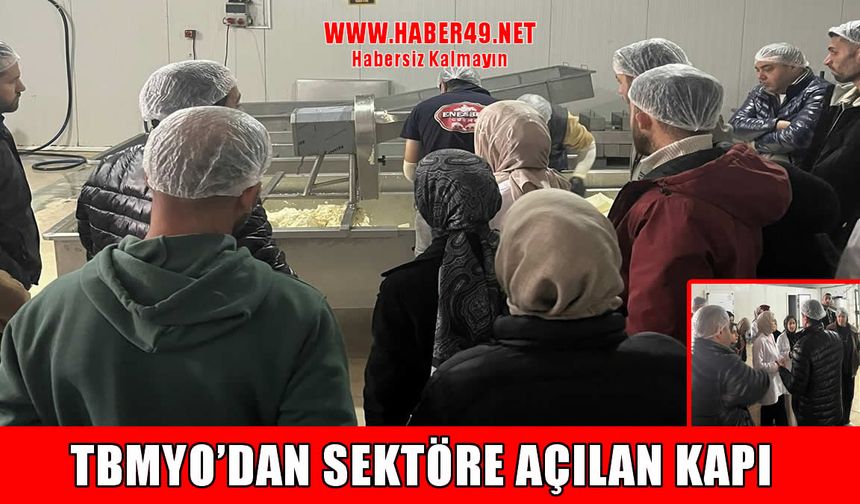 MAUN öğrencilerinden süt fabrikasına teknik gezi: Teori sahayla buluştu