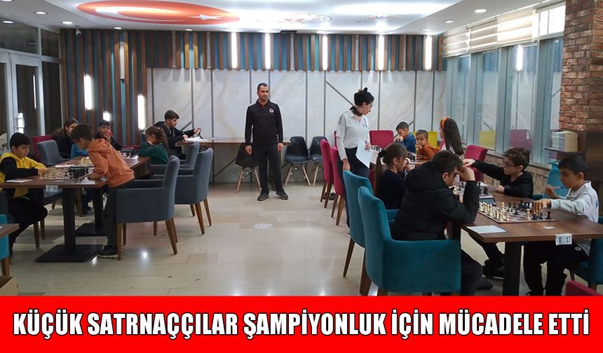 Muş’ta genç satranççılar final için mücadele etti