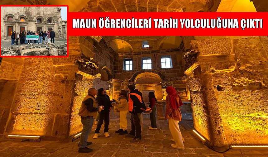 MAUN öğrencileri, tarihin ilk üniversitesi Nisibis’in izinde