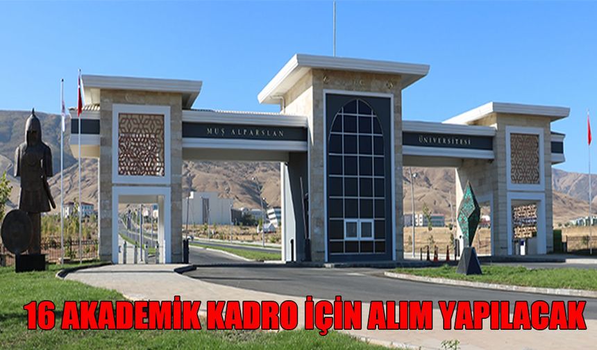 MAUN akademik kadrosunu güçlendiriyor