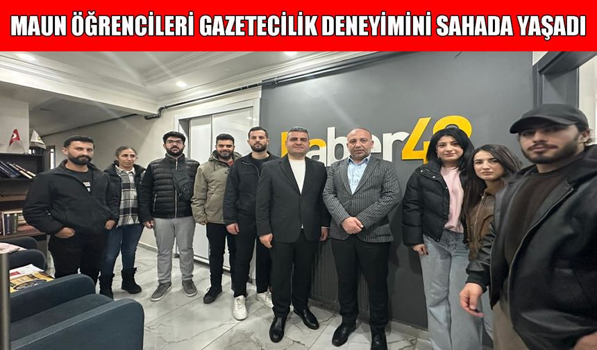 Muş Alparslan Üniversitesi öğrencilerinden uygulamalı ziyaret