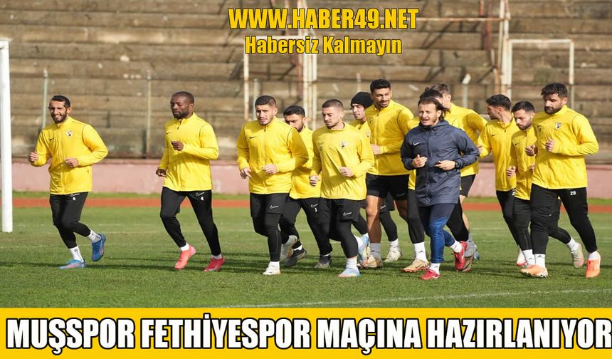 Muşspor, ilk yarı sona ermeden taraftarına galibiyet hedefliyor
