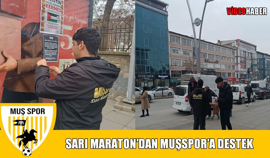 Sarı Maraton’dan Muşspor’a destek çağrısı
