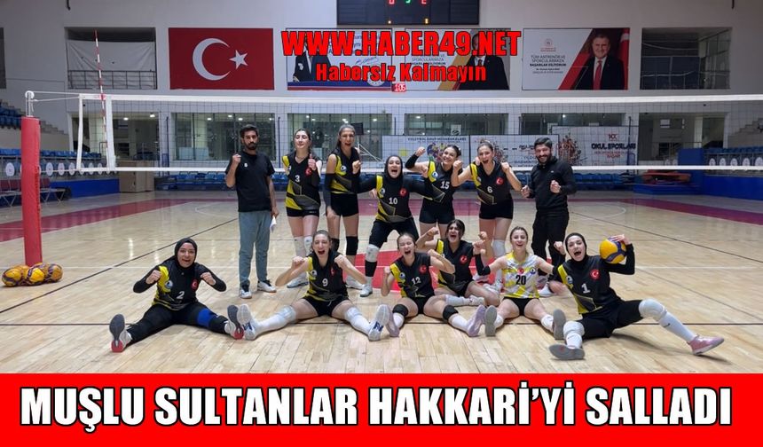 "Muşlu Sultanlar" Hakkari deplasmanından çifte galibiyetle döndü