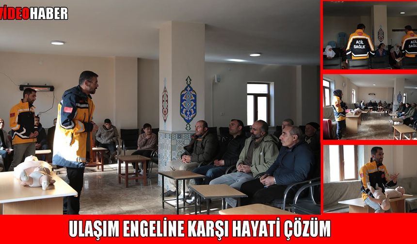Muş İl Sağlık Müdürlüğü’nden kırsala hayat veren eğitim