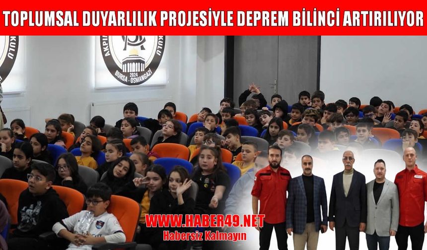 Bursa Muş Eğitim ve Hizmet Vakfı’ndan afet bilinci seferberliği