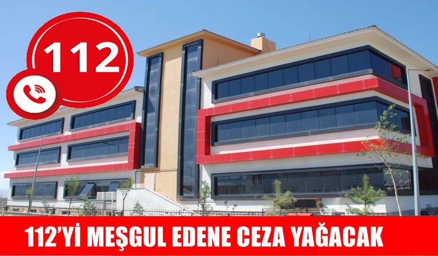 Muş 112’den sert uyarı: Cezası 30 bin TL’ye kadar çıkıyor