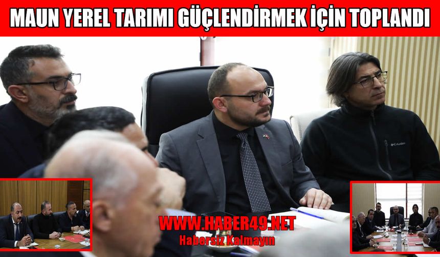 MAUN’dan tarımsal kalkınma için yeni yol haritası