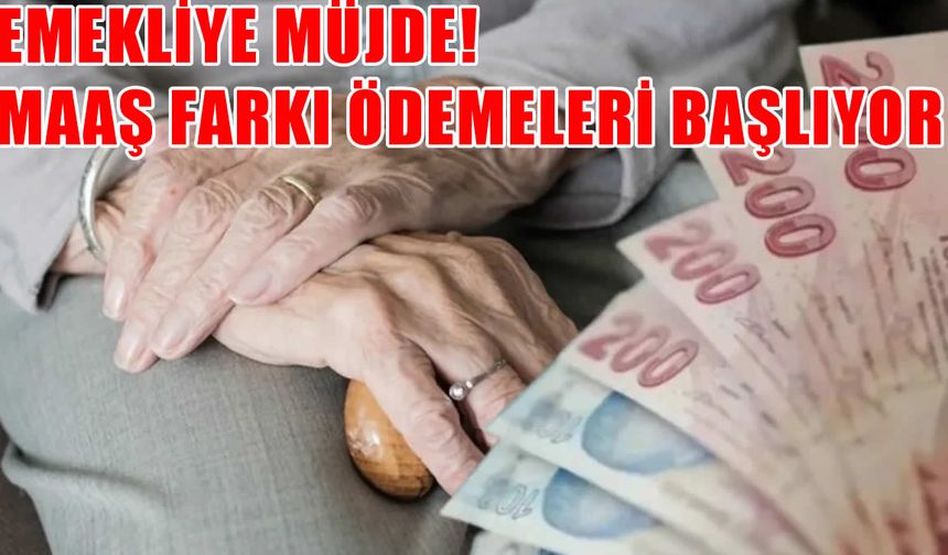 Binlerce kişi merakla bekliyor: Emekli maaşı zam farkı ne zaman yatacak