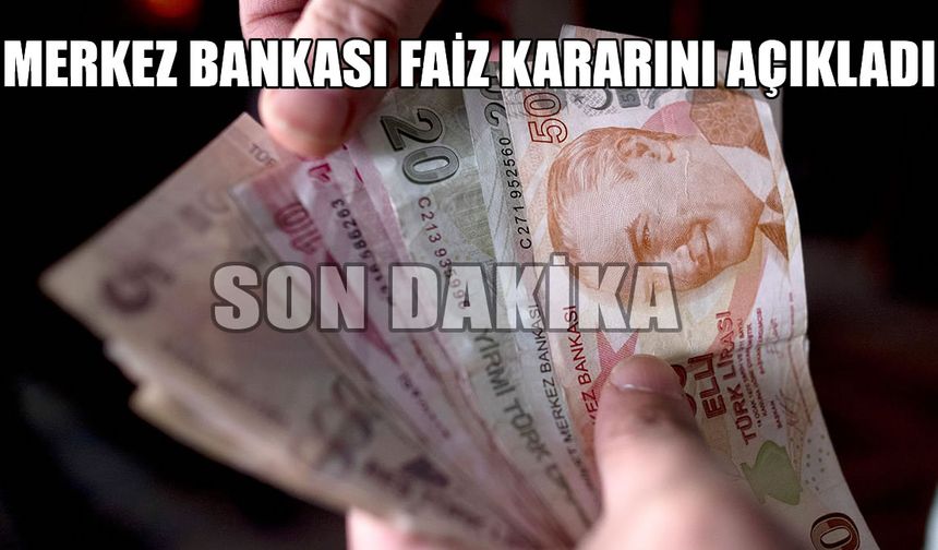 Son dakika: Merkez Bankası faiz indirimine gitti