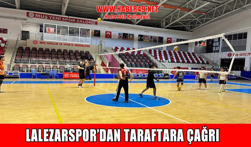 Muş Lalezarspor’da hedef play-off: Dev maç cumartesi günü