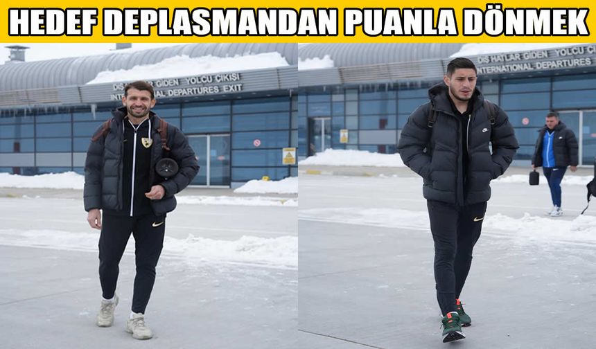 Muşspor, kritik Ankara Demirspor deplasmanı için yola çıktı