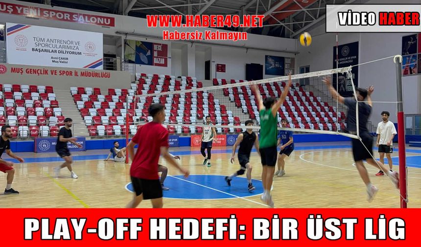 Muş Lalezarspor'da play-off hazırlıkları tam gaz sürüyor