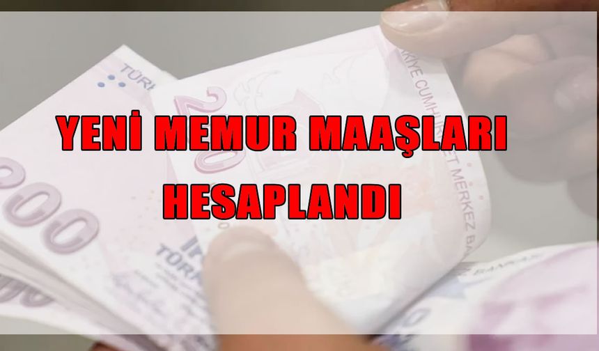 Gözler 5 Ocak Pazartesi gününde: Yeni memur ve emekli maaşları kuruşu kuruşuna hesaplandı