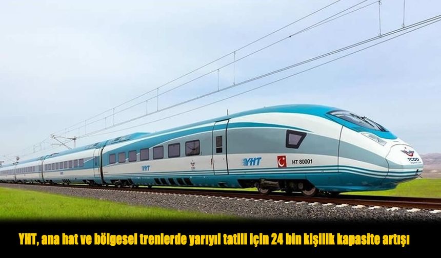 YHT,  Ana Hat ve Bölgesel  Trenlerde Tatil Sürprizi: 24 Bin Ek Koltuk Açılıyor!