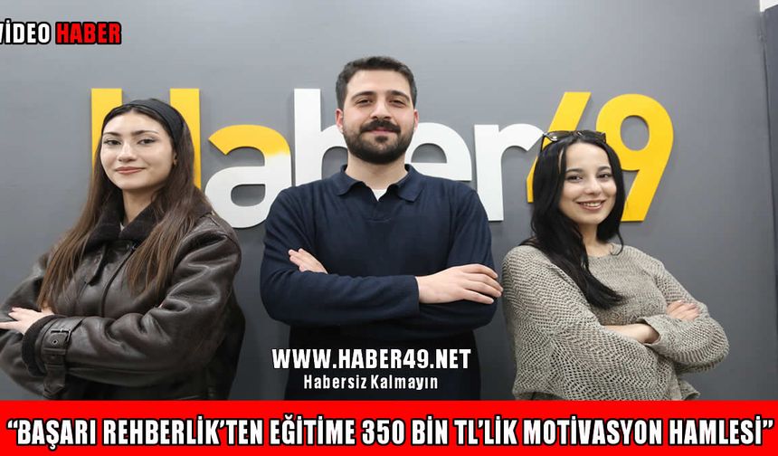 Muş’ta Başarı Rehberlik’ten öğrenciler için 350 bin TL ödüllü motivasyon modeli