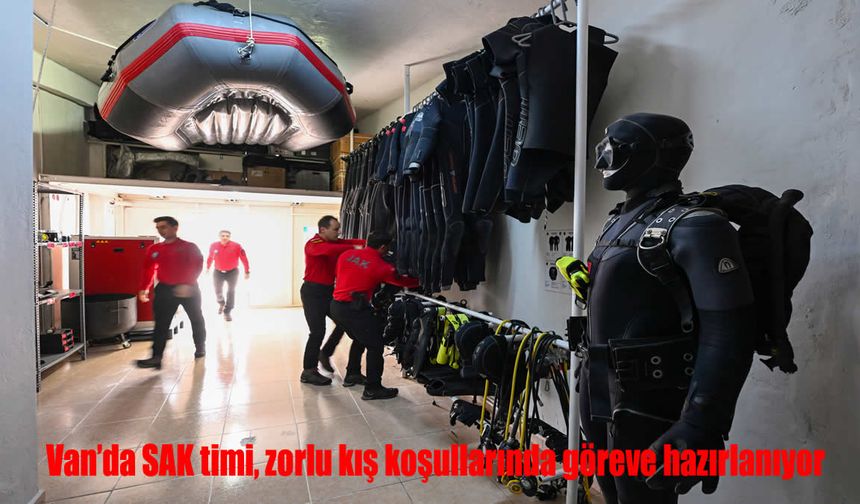 Dondurucu soğuk engel değil: SAK Timi Muş ve bölge iller için tatbikatta