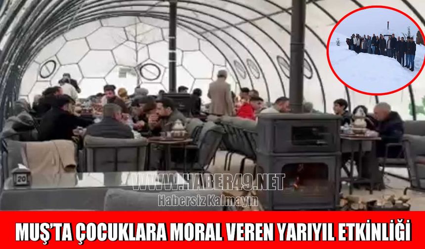 Muş’ta koruma altında olan çocuklarla kahvaltı buluşması