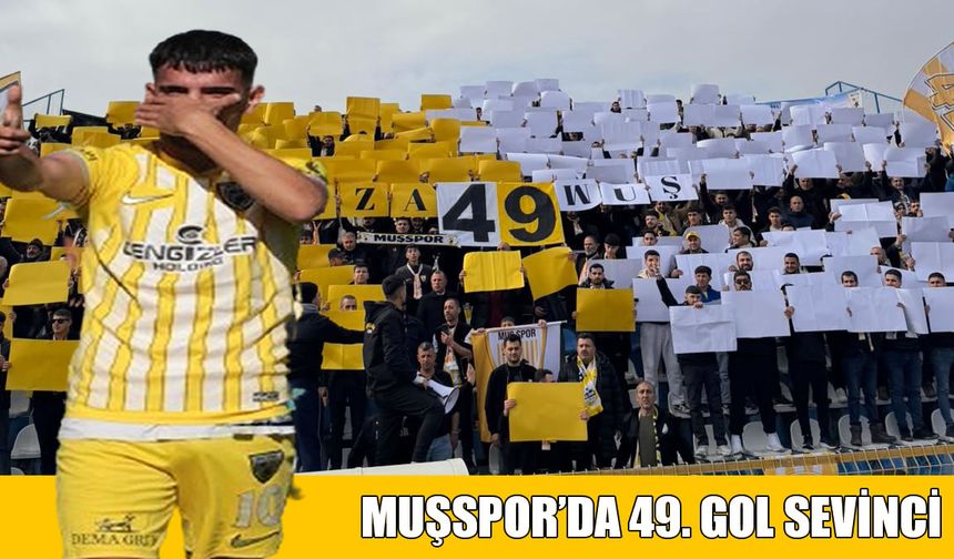 Muşspor’un 49. golü Bilal Budak’tan