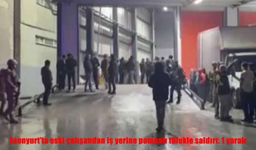 Eski çalışandan iş yerine pompalı tüfekle saldırı: 1 yaralı