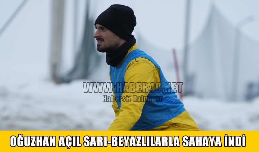 Oğuzhan Açıl, Muşspor’la ilk antrenmanına çıktı