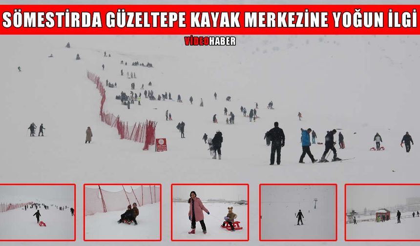 Muş’ta sömestir coşkusu pistlere taşındı: Güzeltepe Kayak Merkezi’ne ziyaretçi akını