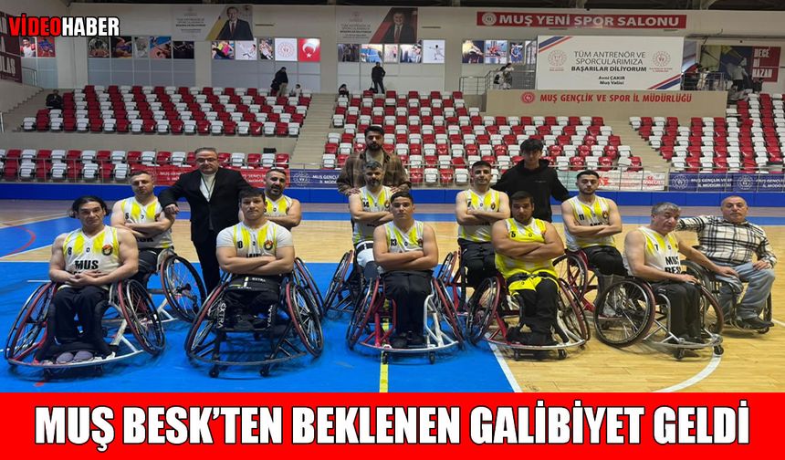 Muş BESK parkede engel tanımadı: Sezonun ilk galibiyeti geldi!