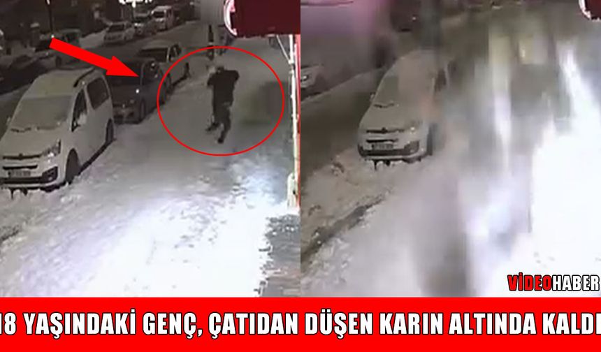 Muş’ta 18 yaşındaki genç, çatıdan düşen kar kütlesinin altında kaldı