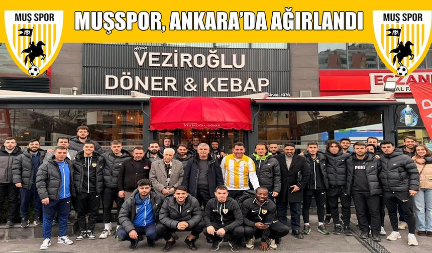 Muşspor’a Ankara’da "Lezzetli" galibiyet kutlaması