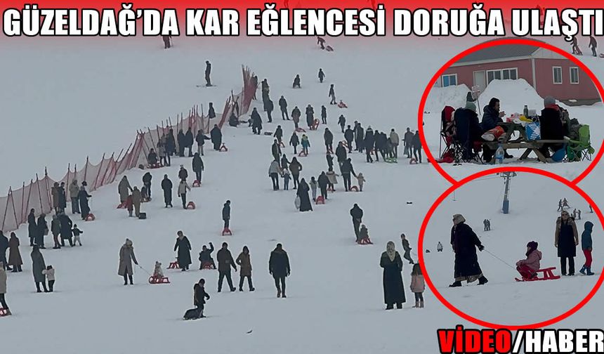 Muş’ta sömestr finali pistlerde yapıldı: Güzeldağ’da karın tadı bir başka!