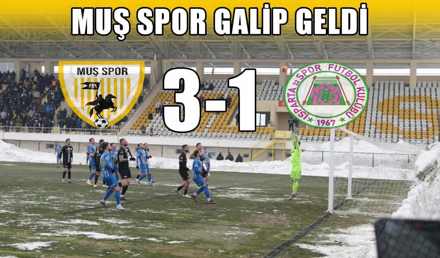 Muşspor evinde geçit vermiyor: 3 gol, 3 puan, 3. sıra