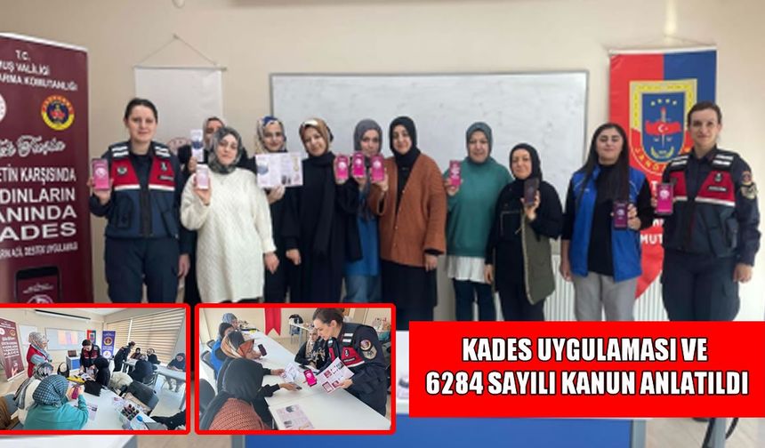Muş’ta kadınlara KADES ve 6284 sayılı kanun tanıtıldı