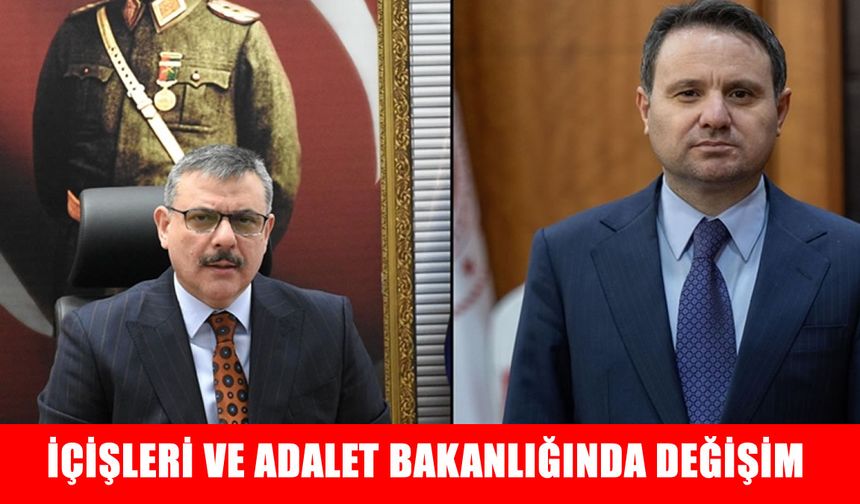 Resmi Gazete'de yayınlandı: İçişleri ve Adalet Bakanlığında değişim