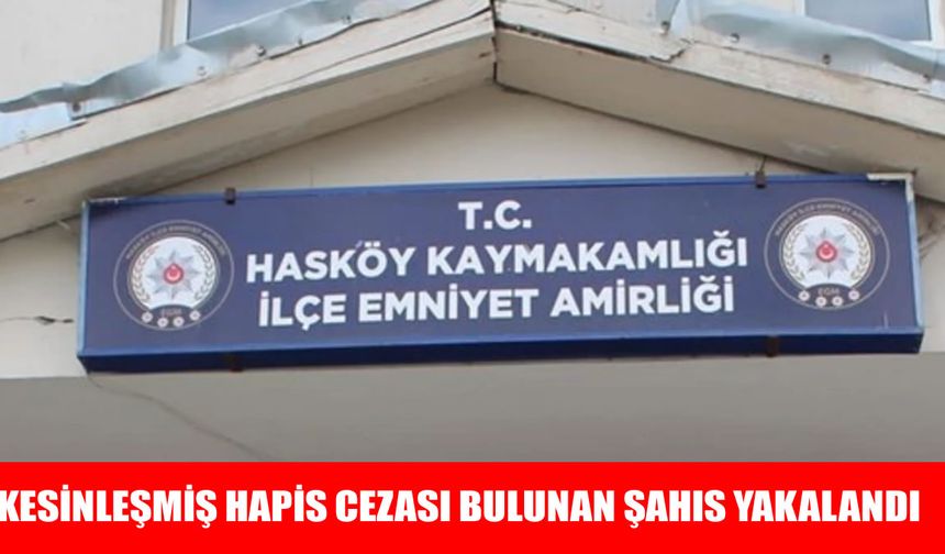Muş'ta hırsızlık suçundan 3 yıl hapis cezasıyla aranan şahıs yakalandı