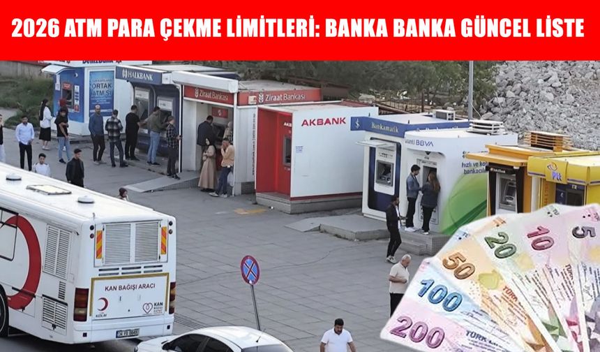 ATM limitleri güncellendi: İşte yeni rakamlar
