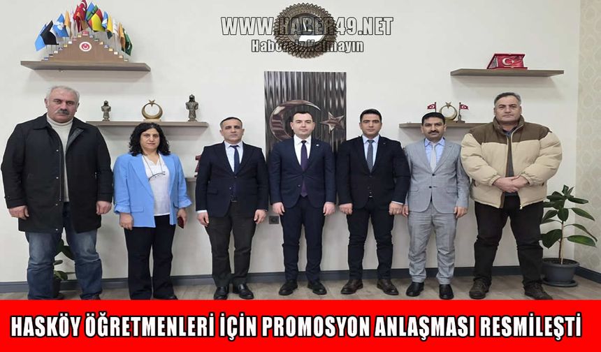 Hasköy’de Milli Eğitim personeline rekor promosyon