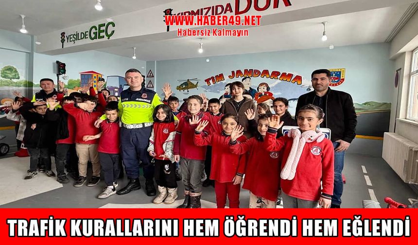 Korkut’ta minik “Trafik Dedektifleri” görev başında