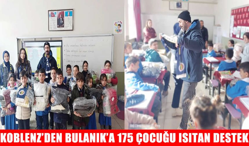 Almanya’dan Muş’a gönül köprüsü: Fenerbahçelilerden 175 öğrenciye kışlık destek