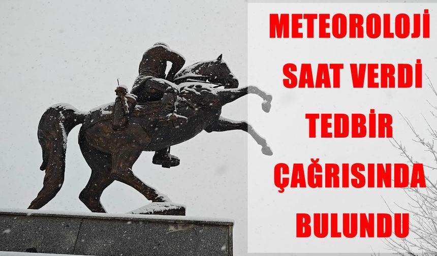 Meteoroloji uyardı: Muş ve çevre illerde yoğun kar yağışı bekleniyor