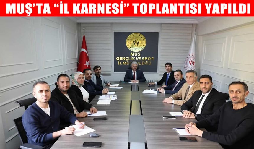 Muş'un İl Spor Karnesi masaya yatırıldı