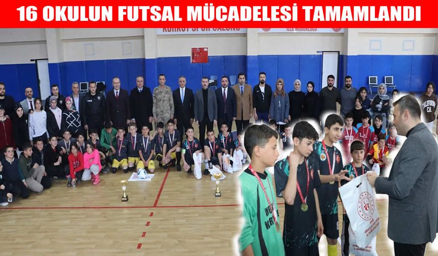 Korkut’ta “Okullararası Futsal Turnuvası” heyecanı sona erdi
