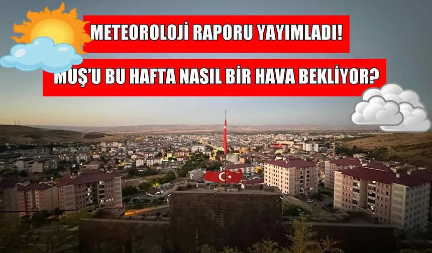 Muş’ta hava değişiyor: Yağmur ve kar geri geliyor